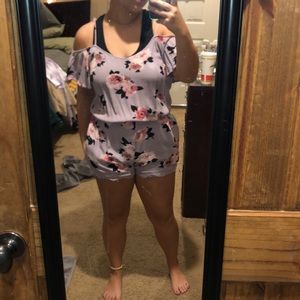 flowery romper